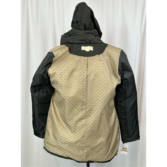 Michael Kors Women’s Green Belted Quilted Coat Size Small - Picture 9 of 11